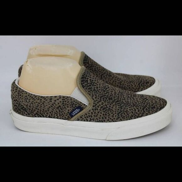 Vans Off The Wall M6 W7. 5 Animal Print Cheetah Slip On Sneaker. - Picture 8 of 12